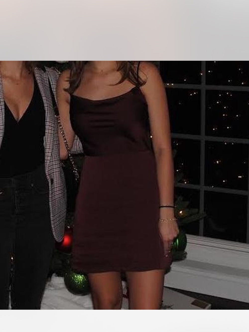 Sunday Best Burgundy Satin Mini Dress